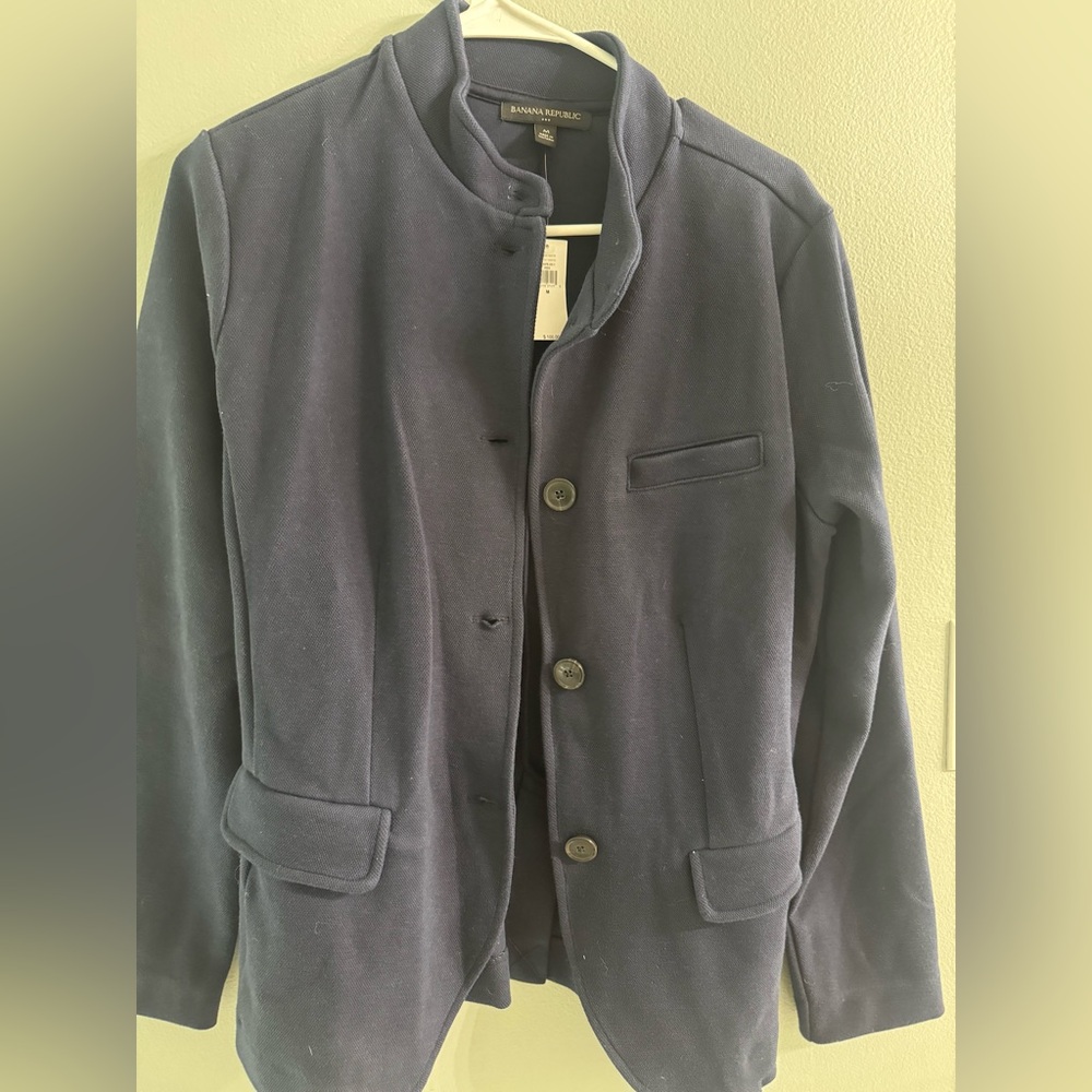 Banana Republic Blue Tailored Blazer